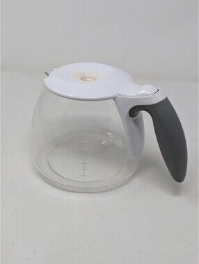 Braun KFK500 Glass 10 cup Carafe Pot for KF510, KF520, KF540, KF560 WHITE